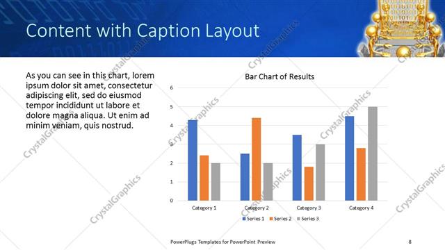 Content with Caption presentation slide layout
