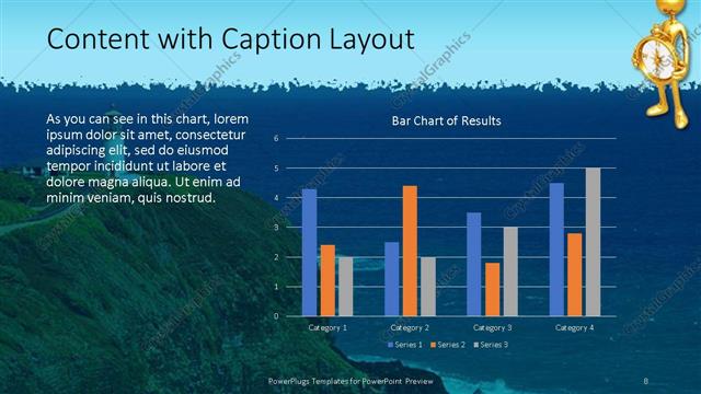 Content with Caption presentation slide layout