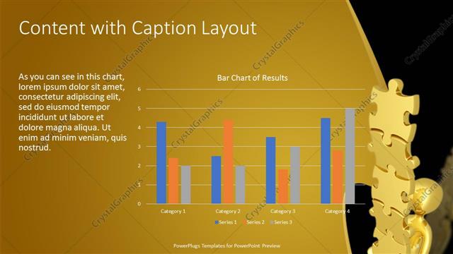 Content with Caption presentation slide layout