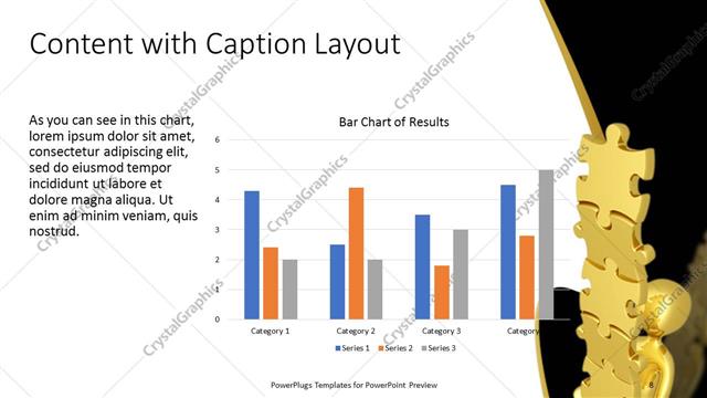 Content with Caption presentation slide layout