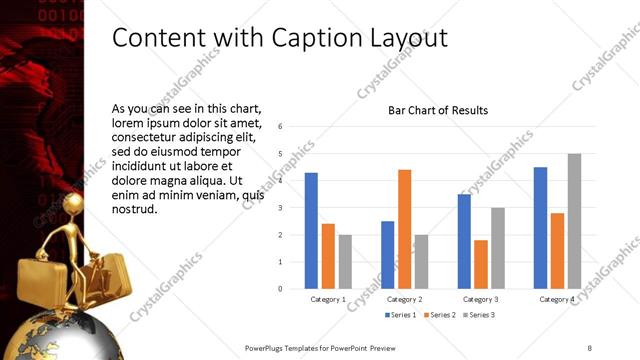 Content with Caption presentation slide layout