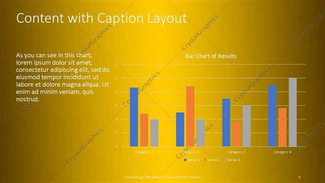 Content with Caption presentation slide layout