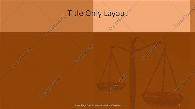 Title Only presentation slide layout