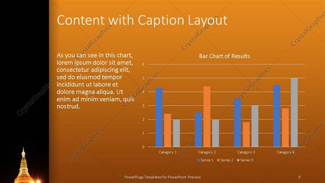 Content with Caption presentation slide layout