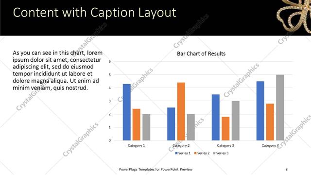 Content with Caption presentation slide layout