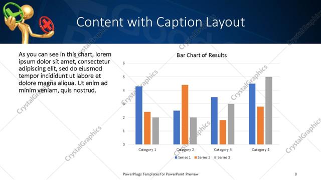 Content with Caption presentation slide layout