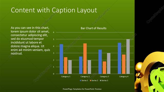 Content with Caption presentation slide layout