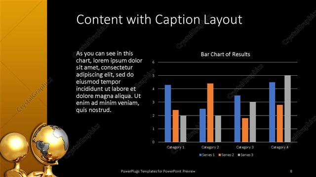 Content with Caption presentation slide layout