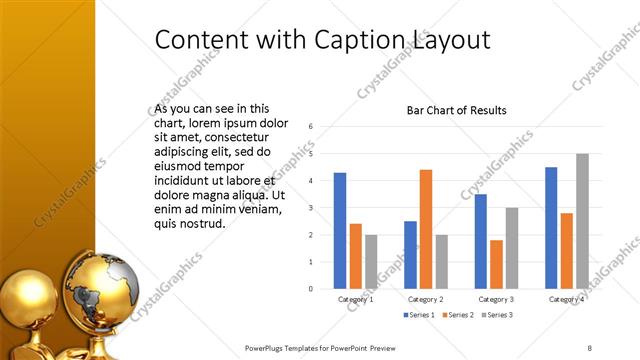 Content with Caption presentation slide layout