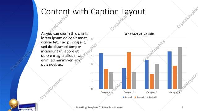 Content with Caption presentation slide layout