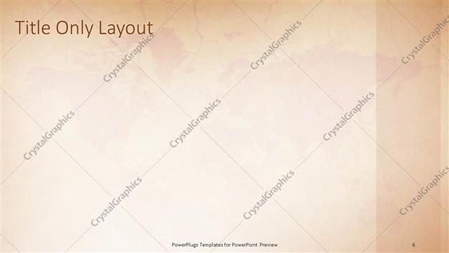 Title Only presentation slide layout