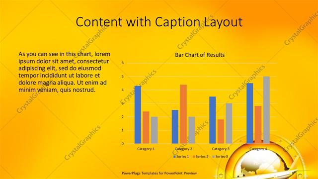 Content with Caption presentation slide layout