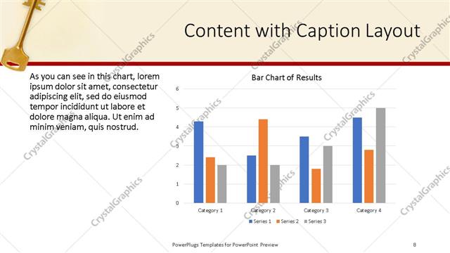 Content with Caption presentation slide layout