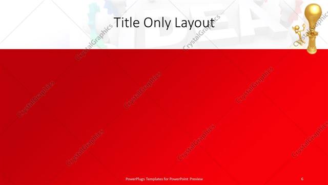 Title Only presentation slide layout