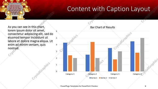 Content with Caption presentation slide layout