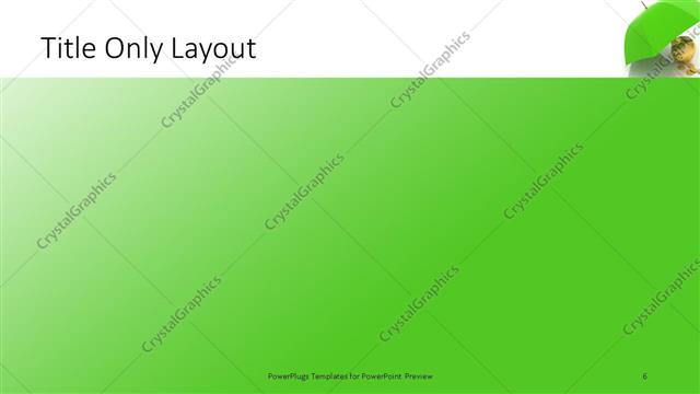 Title Only presentation slide layout