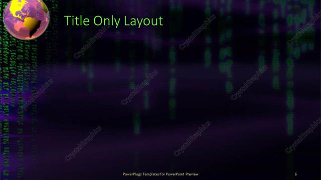 Title Only presentation slide layout