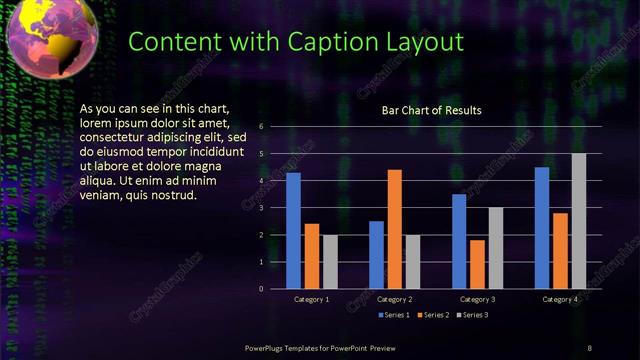 Content with Caption presentation slide layout