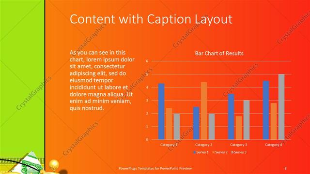 Content with Caption presentation slide layout