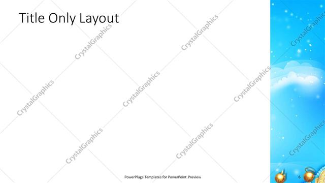 Title Only presentation slide layout