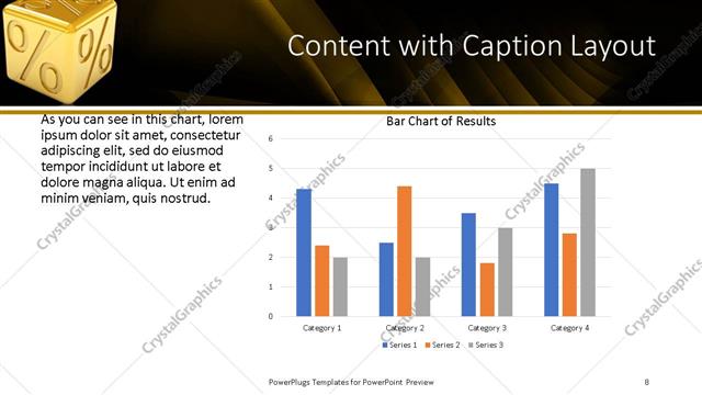 Content with Caption presentation slide layout