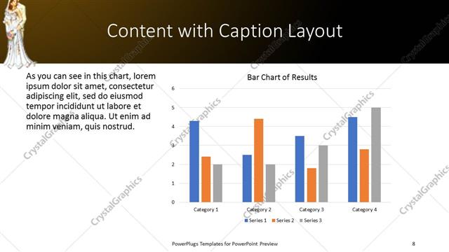 Content with Caption presentation slide layout