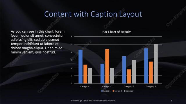 Content with Caption presentation slide layout