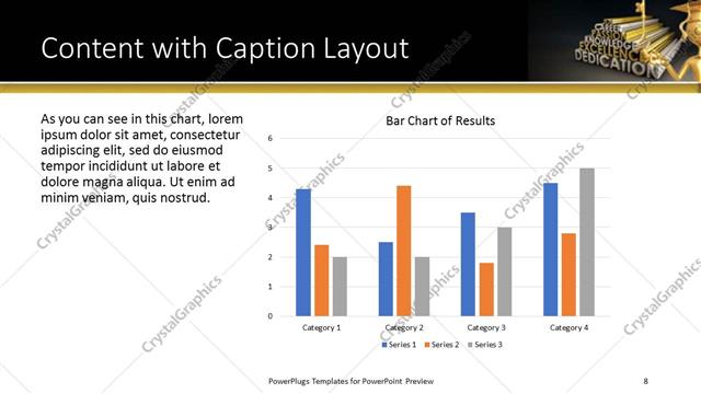 Content with Caption presentation slide layout