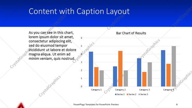 Content with Caption presentation slide layout