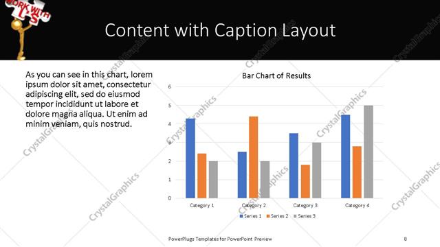 Content with Caption presentation slide layout
