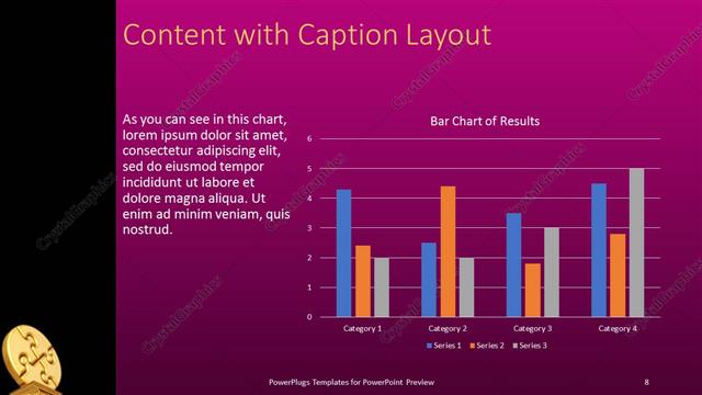 Content with Caption presentation slide layout
