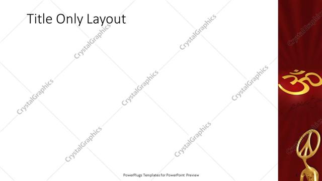 Title Only presentation slide layout