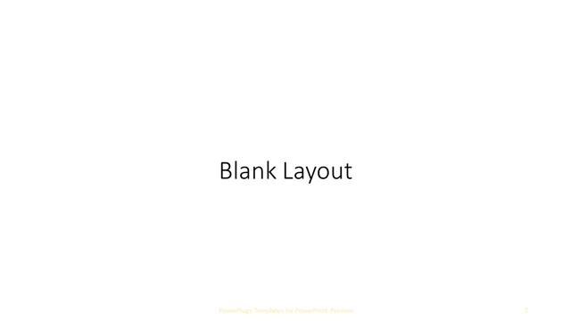 Blank presentation slide layout