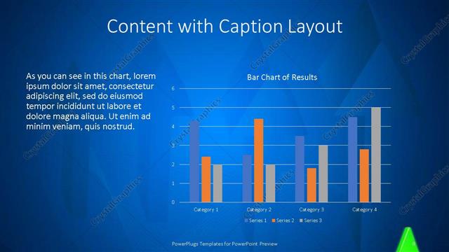 Content with Caption presentation slide layout