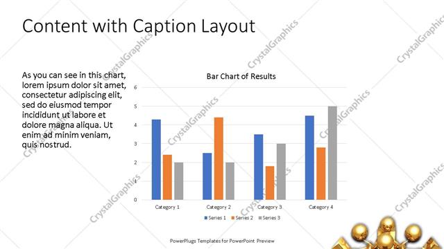 Content with Caption presentation slide layout
