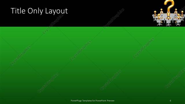 Title Only presentation slide layout