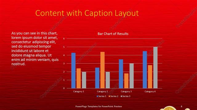 Content with Caption presentation slide layout