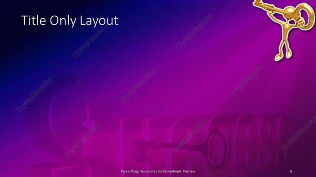 Title Only presentation slide layout