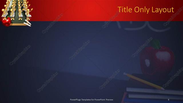Title Only presentation slide layout
