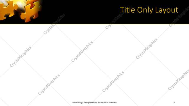 Title Only presentation slide layout