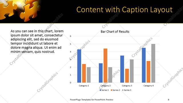 Content with Caption presentation slide layout