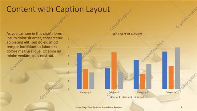 Content with Caption presentation slide layout