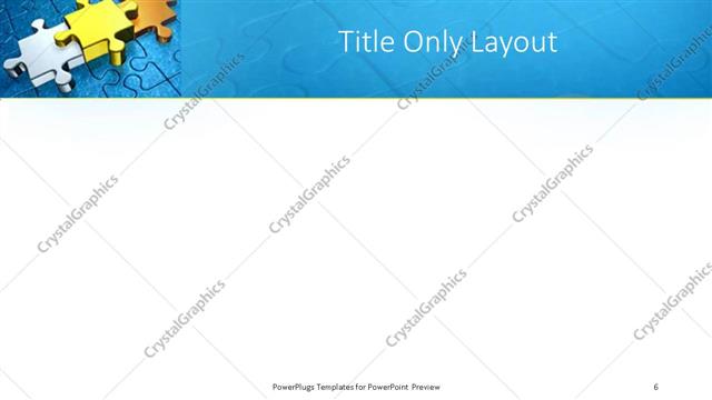 Title Only presentation slide layout