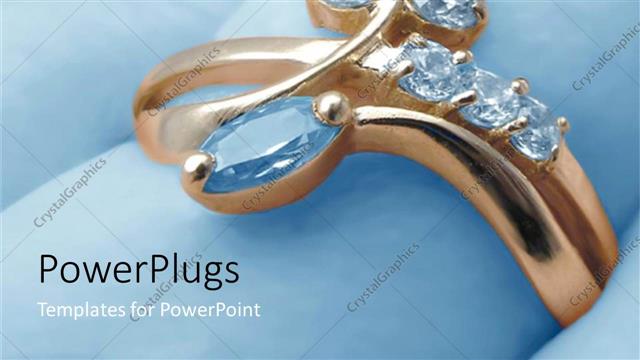  Presentation with gold diamond - Gold ring with diamond jewels, jewelry, fashion, shopping