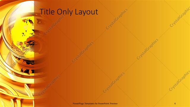 Title Only presentation slide layout