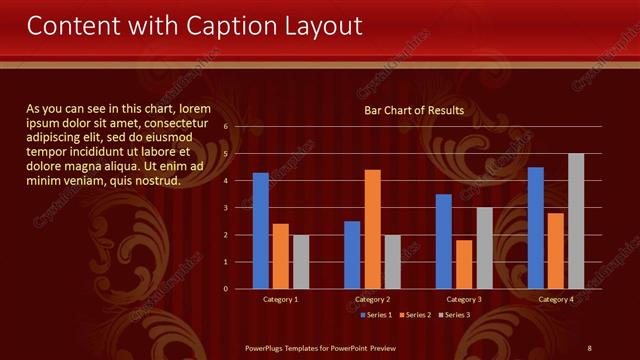 Content with Caption presentation slide layout