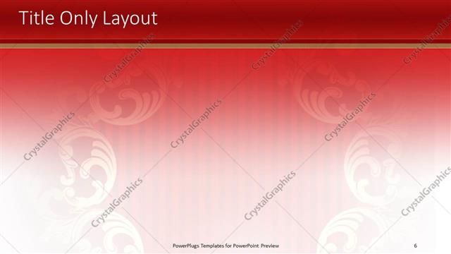 Title Only presentation slide layout