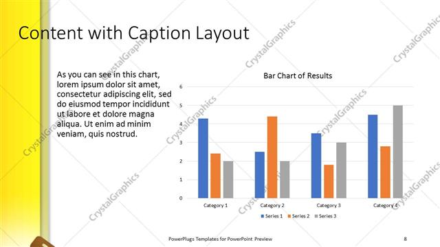 Content with Caption presentation slide layout