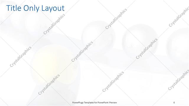 Title Only presentation slide layout