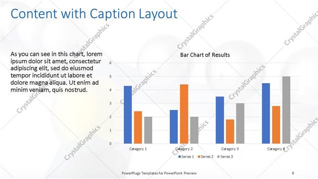 Content with Caption presentation slide layout
